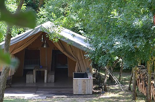 safari tent Domaine en Birbes