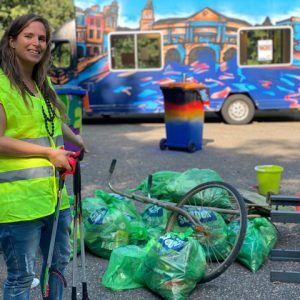 zwerfafval actie
